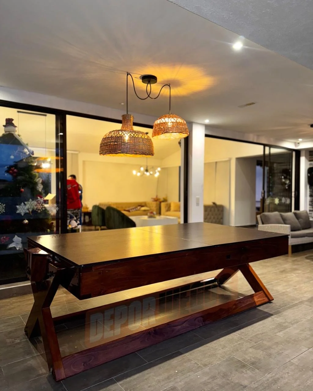 Mesa multifuncional 4 en 1 Diseño Romano - Vista 3