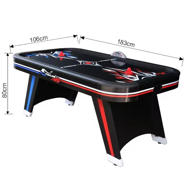 mesa air hockey black mediana importada - Vista 2