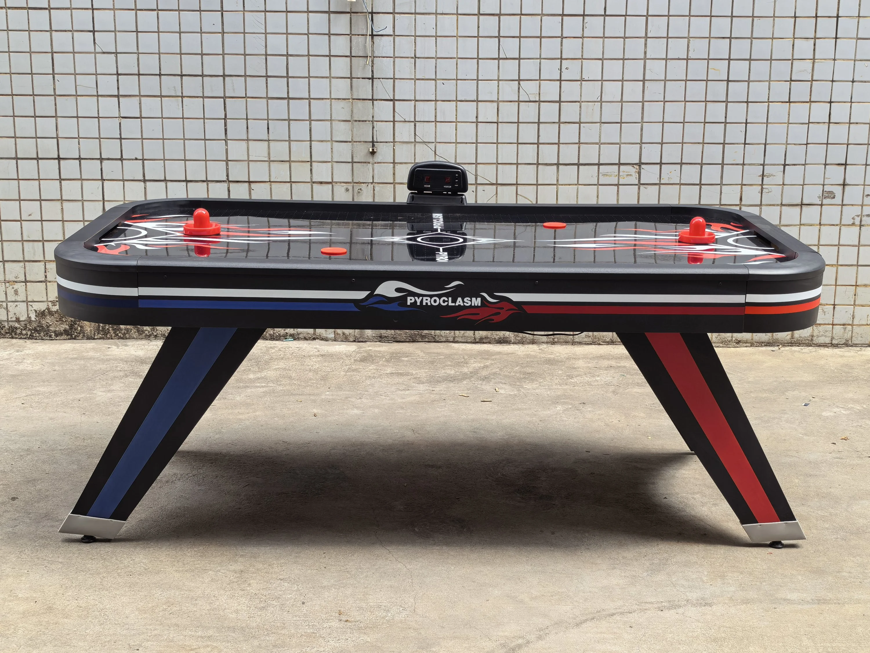 mesa air hockey black mediana importada - Vista 3